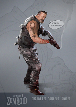Illustration for article titled Project Zomboid's Concept Art Also Blows Up Aircraft Carriers